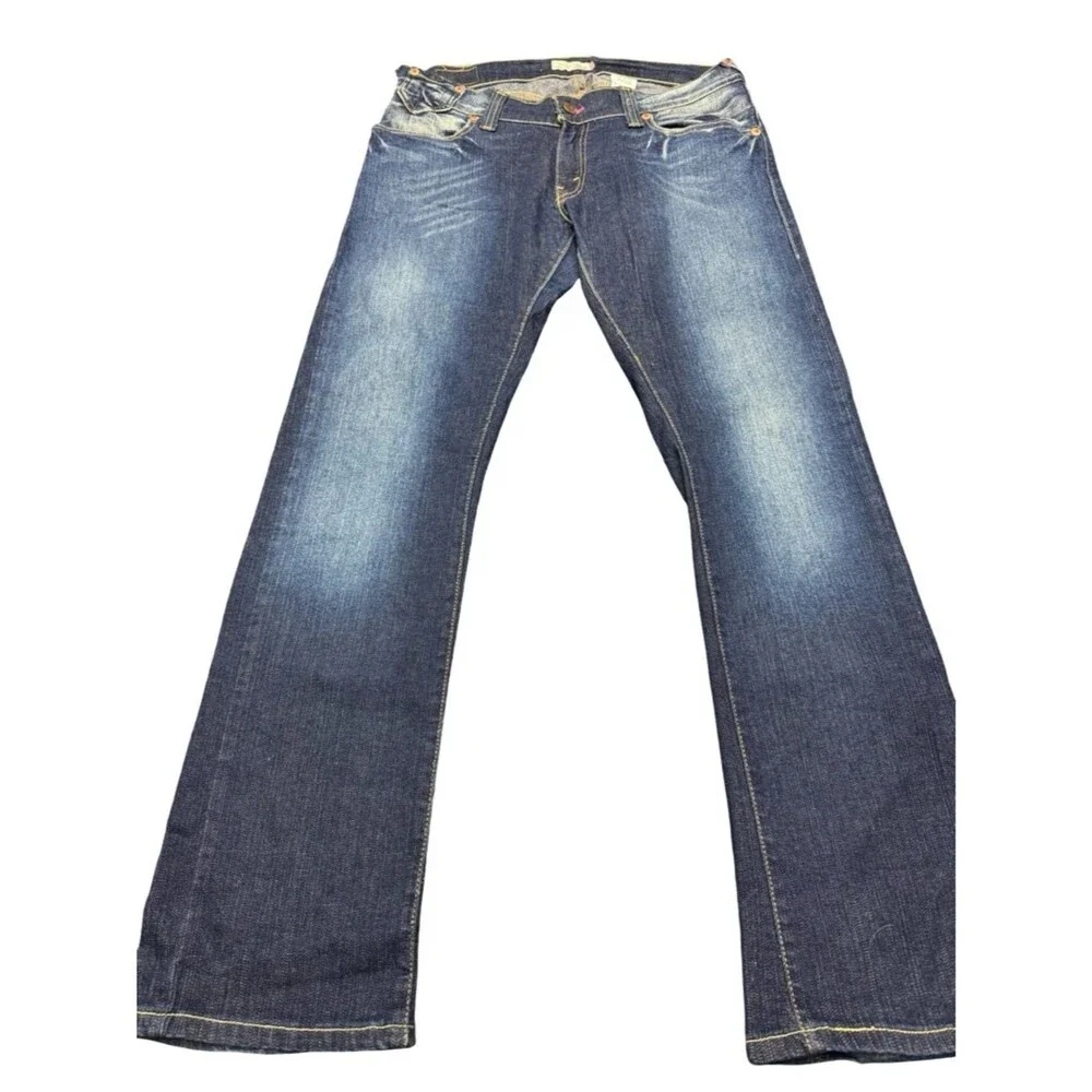 Levi's Y2K Low Rise Bootcut Jeans Women's Juniors 11 Dark Wash Denim EUC